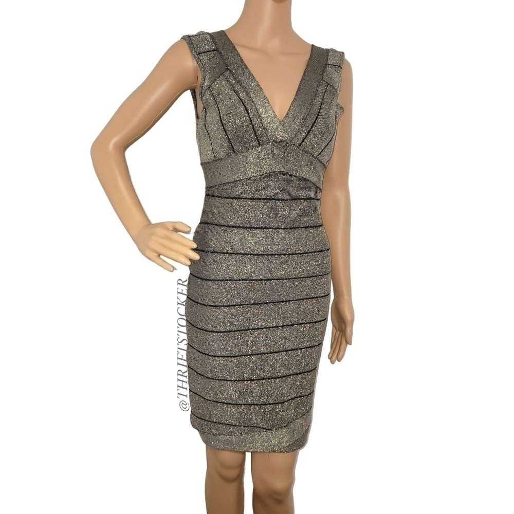 Guess Metallic bodycon dress